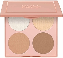 Fragrances, Perfumes, Cosmetics Contour Palette - Doll Face Contour Wizard 