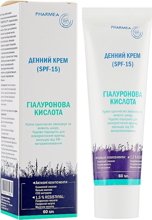 Day Face Cream SPF15 - Pharmea Resisthyal — photo N3