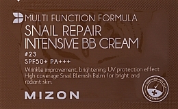 GIFT! Snail Mucin BB Cream SPF 50+ PA+++ - Mizon Snail Repair Intensive BB Cream (sample) — photo N1