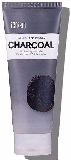 Charcoal Facial Peeling Gel - Tenzero Refresh Peeling Gel Charcoal — photo N1