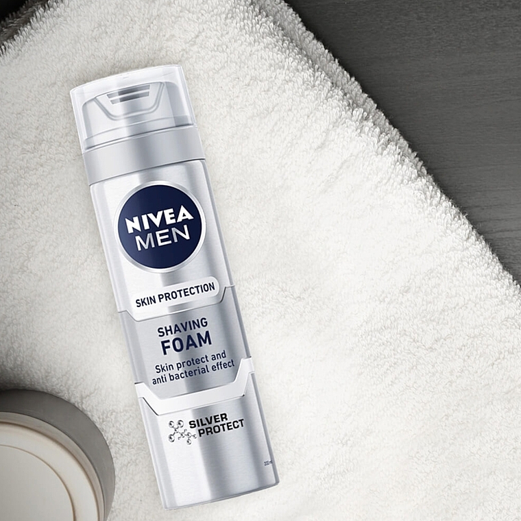 Beauty Set - NIVEA MEN Silver Protect (foam/200ml + ash/balm/100ml + deo/50ml + sh/gel/250ml) — photo N8