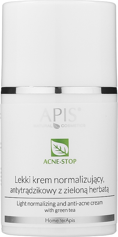 Normalizing Anti-Acne Cream "Green Tea" - APIS Professional Home TerApis — photo N1