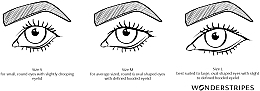 Silicone Lash Tapes, M, 64 pcs - Wonderstripes The Instant Eye Lift Size M — photo N3