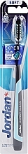Toothbrush 'Expert Clean', soft, black and blue - Jordan Tandenborstel Expert Clean Soft — photo N1