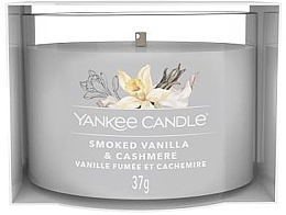 Mini Scented Candle in Glass - Yankee Candle Smoked Vanilla & Cashmere Mini — photo N1