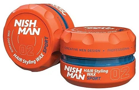 Hair Styling Wax - Nishman Hair Styling Wax 02 Sport — photo N2