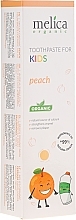 Fragrances, Perfumes, Cosmetics Kids Peach Toothpaste - Melica Organic Toothpaste For Kids Peach