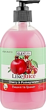 Liquid Cream Soap "Cherry & Pomegranate" - ElenSee Like Juice — photo N8