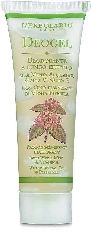 Deodorant Gel with Water Mint & Vitamin E - L'Erbolario Deogel Alla Menta Acquatica &Vitamina E — photo N2