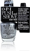 Fragrances, Perfumes, Cosmetics Set - OPI Push and Shove Duet Pack (nail/15ml + base/3.75ml)