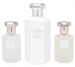 Fragrances, Perfumes, Cosmetics Lorenzo Villoresi Teint de Neige - Set (edt/50 ml + b/lot/250 ml + h/mist/50 ml)