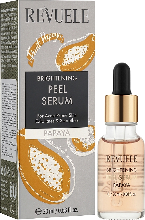 Papaya Face Serum - Revuele Brightening Peel Serum Papaya — photo N2