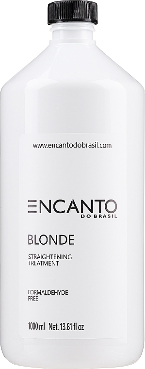 Straightening Treatment for Blonde Hair - Encanto Do Brasil Blonde Straightening Treatment — photo N5