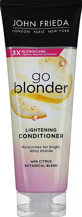 Lightening Conditioner "Go Blonder" - John Frieda Sheer Blonde Soin Demelant Eclaircissante Go Blonder — photo N2