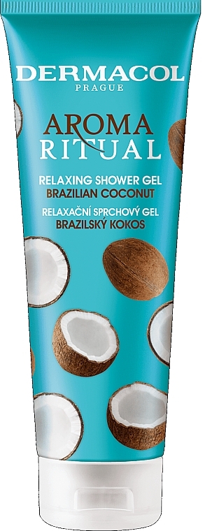 Shower Gel "Brazilian Coconut" - Dermacol Aroma Ritual Shower Gel Brazilian Coconut — photo N1