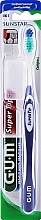 Medium Toothbrush, purple - G.U.M Super Tip Medium Toothbrush — photo N2