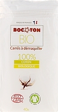 Fragrances, Perfumes, Cosmetics Square Cotton Pads, 75x75 mm, 40 pcs - Bocoton