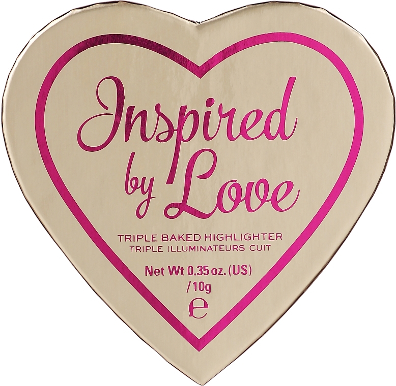 Face Highlighter - I Heart Revolution Blushing Hearts Highlighter — photo N2