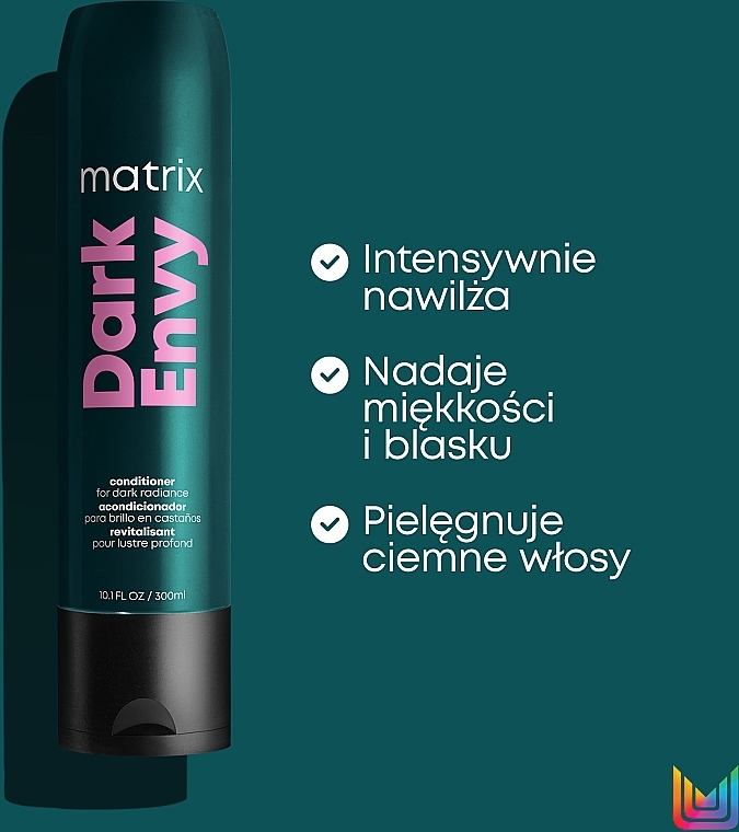 Shine Conditioner for Dark Hair - Matrix Total Results Dark Envy Conditioner — photo N3