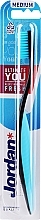 Ultimate You Toothbrush, medium, black-blue with blue bristles - Jordan Ultimate You Medium — photo N1
