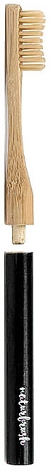 Bamboo Toothbrush Handle, black - NaturBrush Headless — photo N3