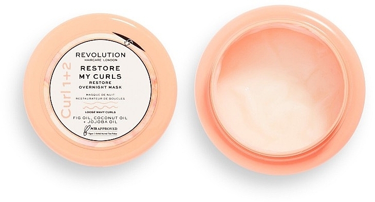 Moisturizing Night Mask for Curly Hair - Revolution Haircare Restore My Curls Overnight — photo N5