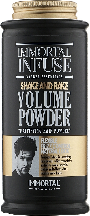 Hair Styling Powder Wax, black - Immortal Infuse Volume-Styling Powder Wax — photo N1