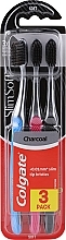 Fragrances, Perfumes, Cosmetics Soft Toothbrushes, blue+pink+black - Colgate Slim Soft Blue