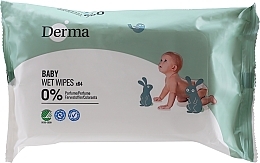 Fragrances, Perfumes, Cosmetics Baby Cleansing Wet Wipes - Derma Baby Wet Wipes