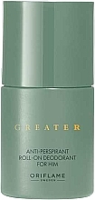 Fragrances, Perfumes, Cosmetics Oriflame Greater For Him - Roll-On Antiperspirant Deodorant