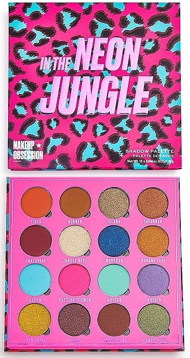 Eyeshadow Palette - Makeup Obsession In The Neon Jungle Eyeshadow Palette — photo N3