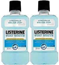 Fragrances, Perfumes, Cosmetics Set - Listerine Stay White (rinser/2x250ml)