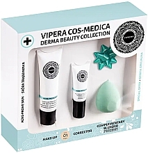 Set - Vipera Cos-Medica Derma Beauty Collection Set 01 Light (foundation/25ml + concealer/8ml + sponge) — photo N7