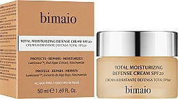 Moisturising & Protective Face Cream SPF20 - Bimaio Total Moisturizing Defense Cream — photo N10