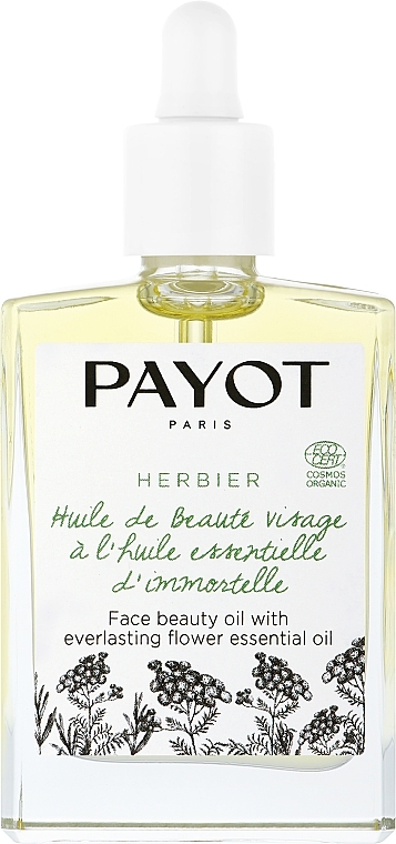 Facial Oil - Payot Herbier Face Beauty Oil With Everlasting Flower Oil — photo N1