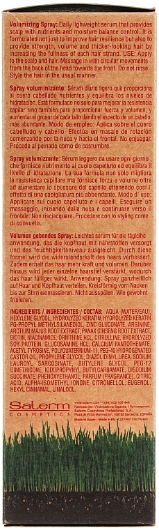 Volume Hair Spray - Salerm Biokera Voluminizing Spray — photo N18