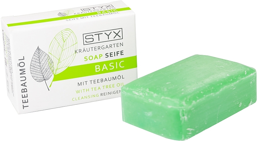 Soap "Tea Tree" - Styx Naturcosmetic Basic Soap With Tea Tree Oil — photo N1