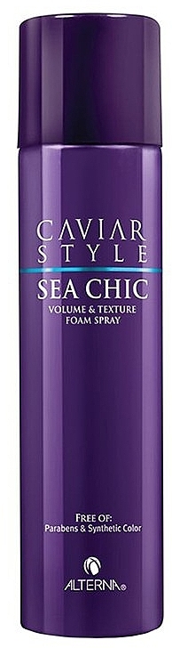 Hair Volume and Texture Spray-Foam - Alterna Caviar Style Sea Chic Volume & Texture Foam Spray — photo N1