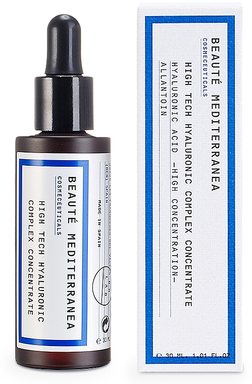 Face Serum with Hyaluronic Acid - Beaute Mediterranea High Tech Hyaluronic Complex Concentrate — photo N1