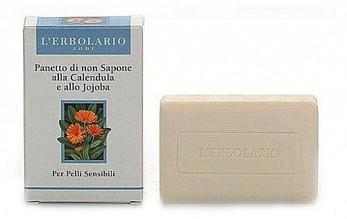 Non-Alkaline Calendula & Jojoba Soap - L'Erbolario Panetto Di Non Sapone Alla Calendula E Allo Jojoba — photo N1