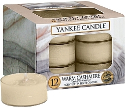 Fragrances, Perfumes, Cosmetics Tea Light Candles - Yankee Candle Scented Tea Light Warm Cashmere