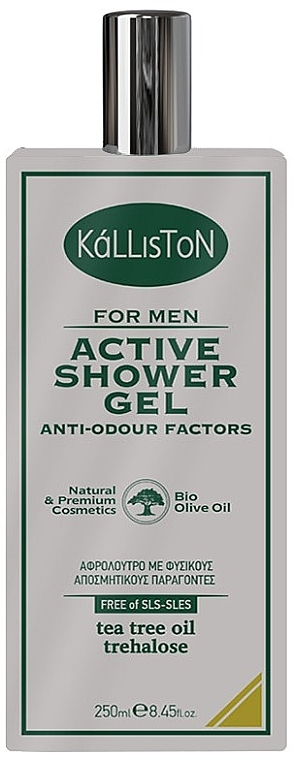 Active Shower Gel with Tea Tree Oil & Trehalose - Kalliston For Man Active Shower Gel — photo N3