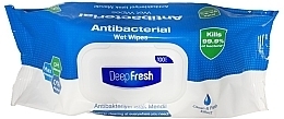 Fragrances, Perfumes, Cosmetics Antibacterial Wet Wipes, 100 pcs - Aksan Deep Fresh Antibacterial Wet Wipes