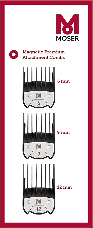 Trimmer Heads Magnetic Premium, (6/9/12 mm), 1801-7020 - Moser — photo N1