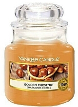 Fragrances, Perfumes, Cosmetics Scented Candle in a jar - Yankee Candle Golden Chestnut