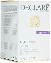 Fragrances, Perfumes, Cosmetics Night Repair Facial Serum - Declare Age Control Night Repair Essential Serum