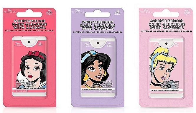 Set - Mad Beauty Disney Pop Princess Moisturising Hand Sanitizer (sanitizer/3x15ml) — photo N5