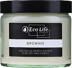 Fragrances, Perfumes, Cosmetics Scented Candle "Brownie" - Eco Life Candles