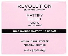 Mattifying Face Cream - Revolution Skincare Mattify Boost Niacinamide Mattifying Cream — photo N22