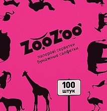 Fragrances, Perfumes, Cosmetics Dry Paper Towels ZooZoo, 100 pcs, pink - Snow Panda